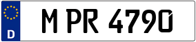 Truck License Plate